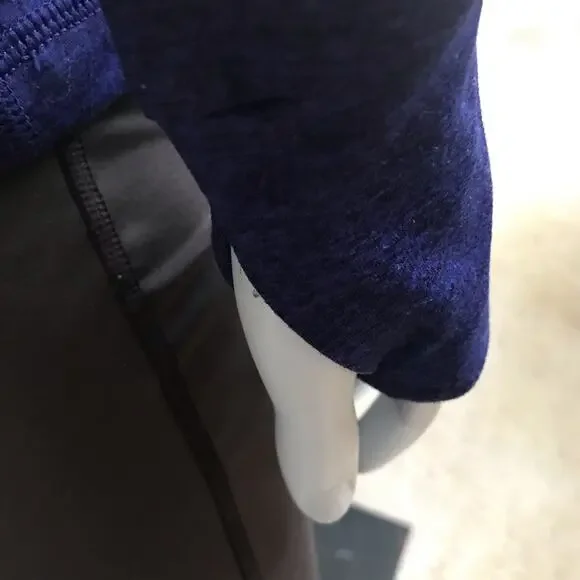 Eddie Bauer Blue Long Sleeve Polyester Shirt with Thumbholes Women's Size Large - Picture 5 of 7